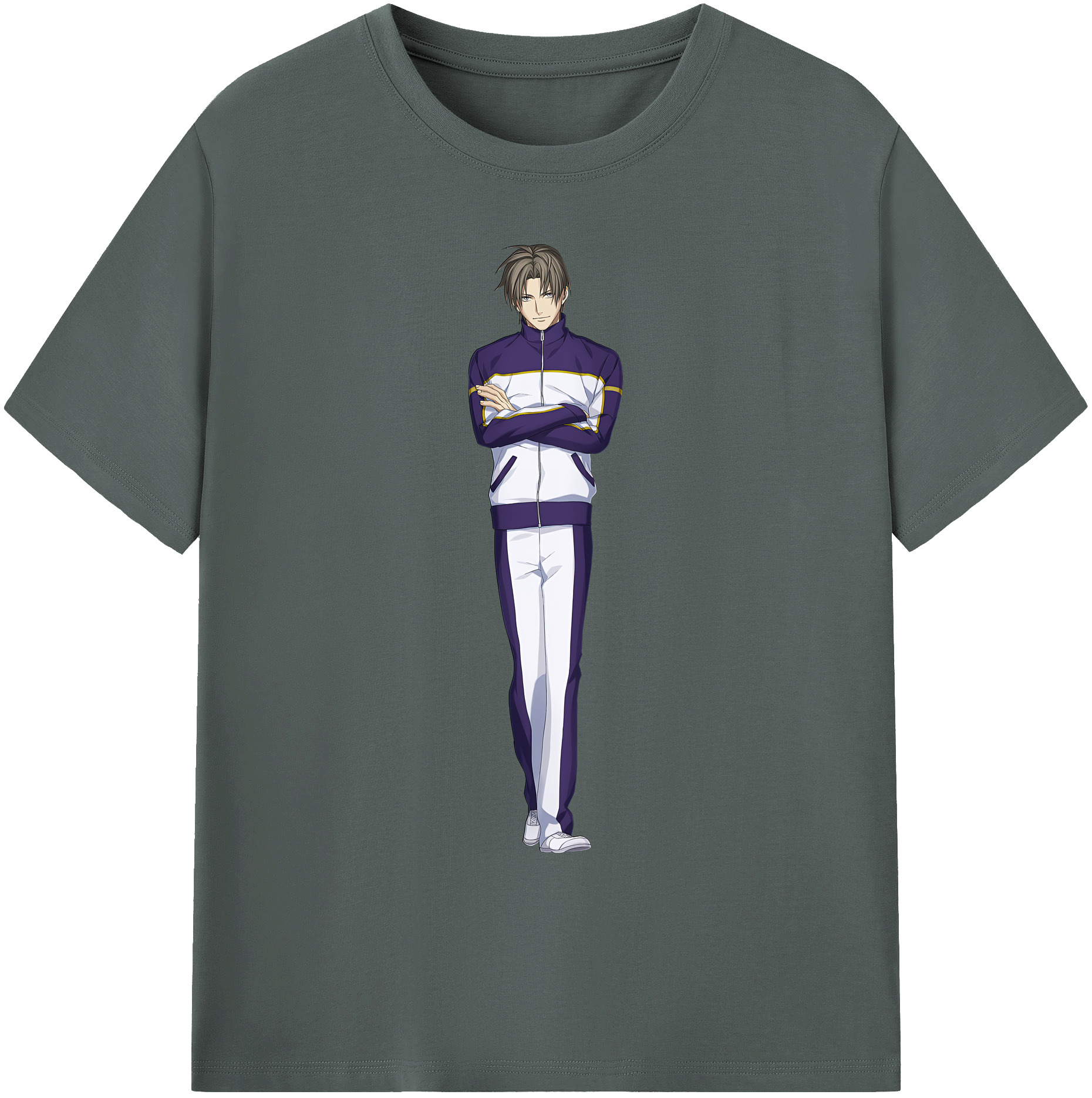 （画像用） 刀剣乱舞 Touken Ranbu 綿100％ メンズ半袖Tシャツ｜肌触りやわらか＆通気性